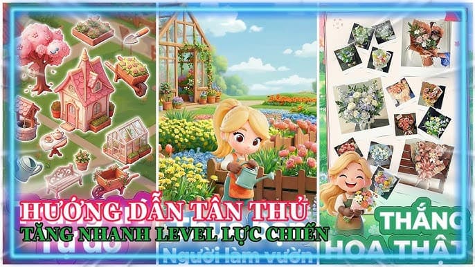 Hướng Dẫn Chơi Vườn Hoa Hạnh Phúc Cho Tân Thủ: Trồng Hoa, Lai Tạo Và Tối Ưu Doanh Thu - ảnh bìa